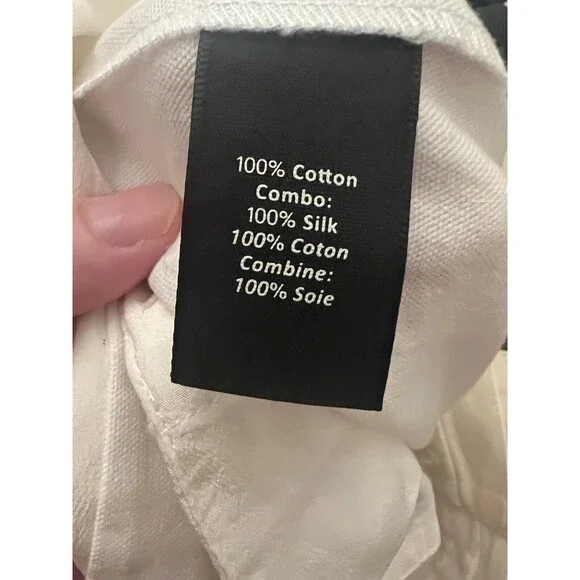 NWT ELIZABETH AND JAMES WHITE SHORTS SIZE XS (L2) - Picture 5 of 5